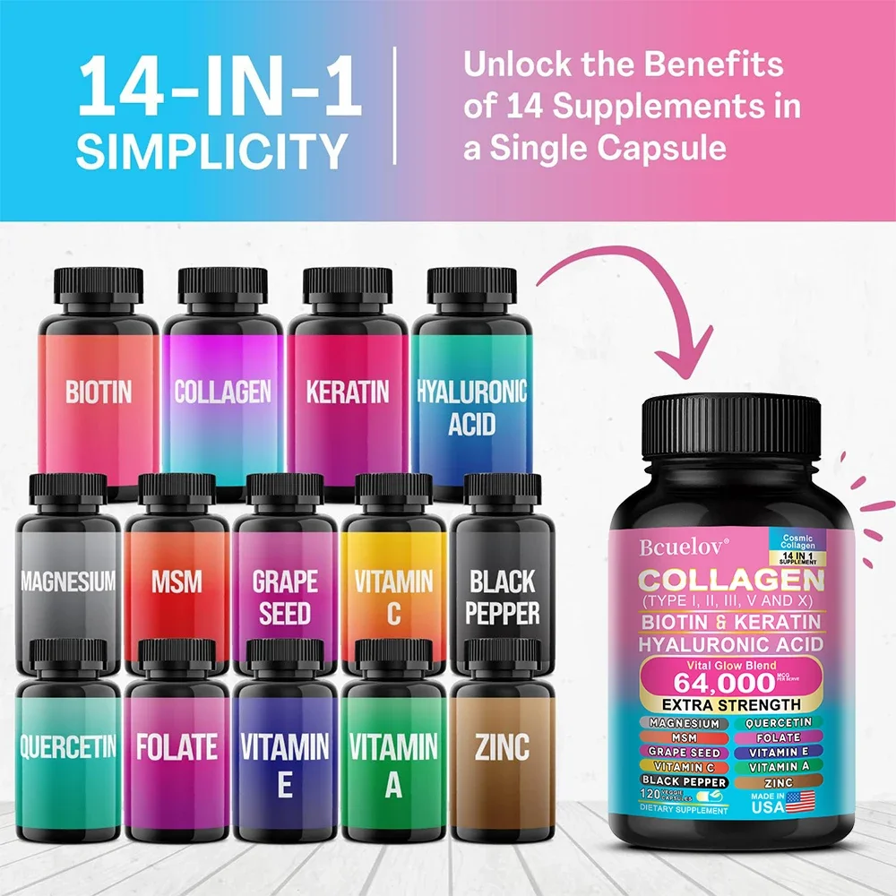 Capsules de collagène biotine  - Hair Care Lotion avis et prix