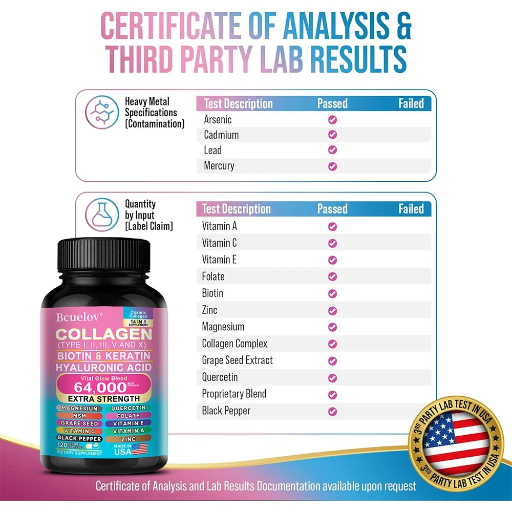 Capsules de collagène biotine  - Hair Care Lotion avis et prix