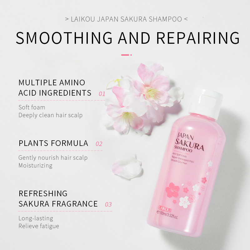 LAIKOU japon Sakura shampooing - Hair Care Korean Products avis et prix
