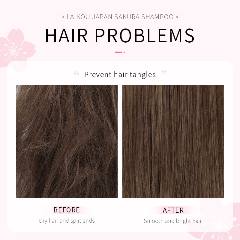 LAIKOU japon Sakura shampooing - Hair Care Korean Products avis et prix